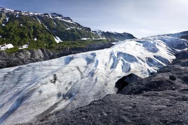 Melting glacier