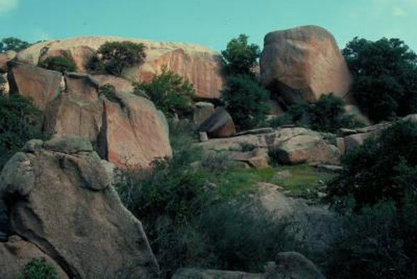 Large rock formations