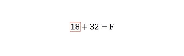 Ninety divided by 5 equals 18.