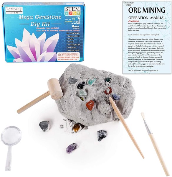 Unearth your own crystals with this kit.