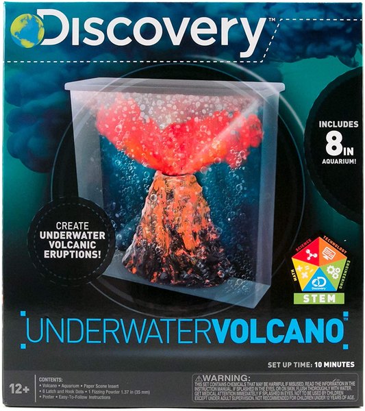 Create an underwater eruption with this kit.