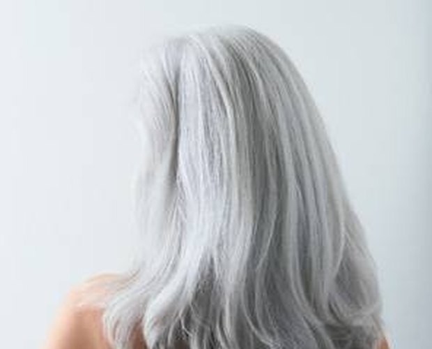 grey blonde hair piece