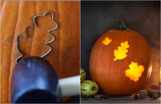 carve with cookie cutters