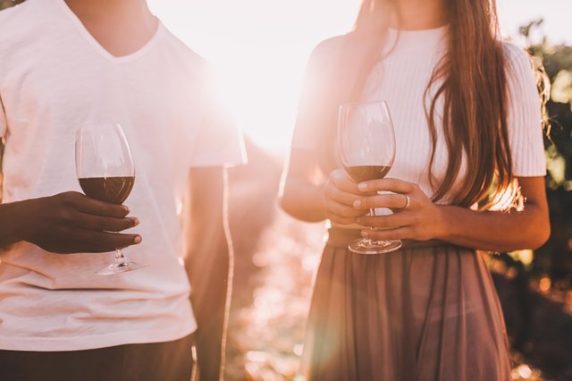 couple enjoying summer