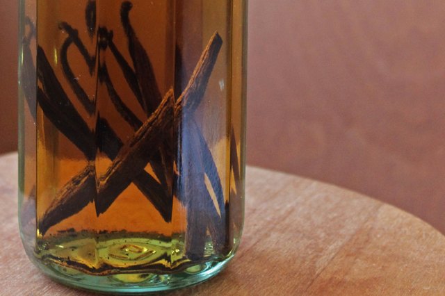 vanilla-infused alcohol