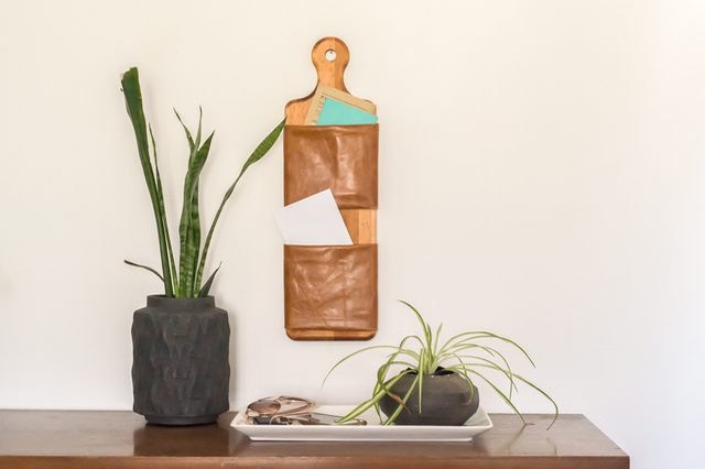 DIY Rustic Mail Organizer