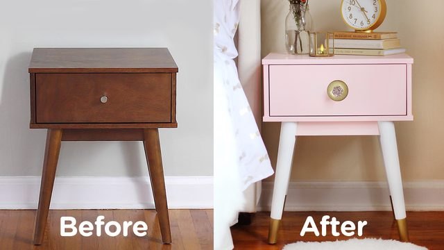 give your nightstand a luxe look