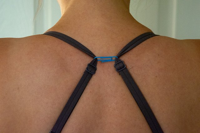 paper clip racerback bra hack