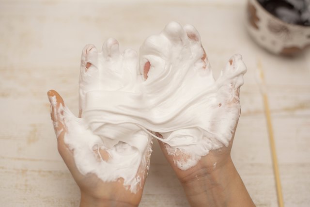child making slime