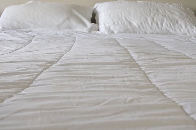 Duvet Cover and Pillows on Double Bed