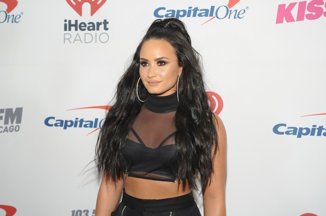 Demi Lovato at 103.5 KISS FM’s Jingle Ball 2017 - PRESS ROOM
