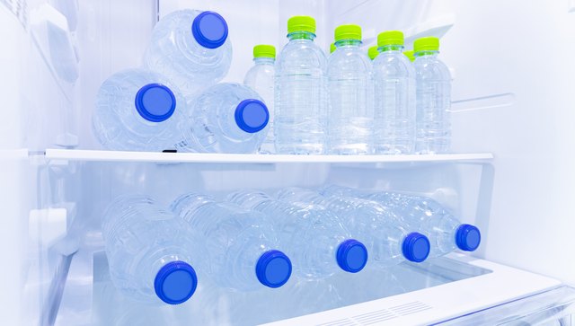 High Angle View Of Bottles