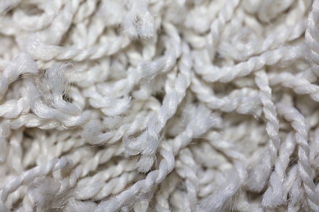 Retro White Shag Carpet