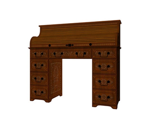 How To Build A Wooden Roll Top Door In Cabinet Ehow A Roll Top Door On Desk