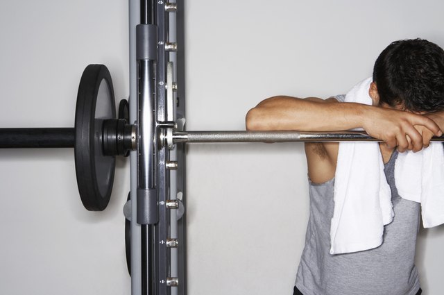 Weightlifter Resting