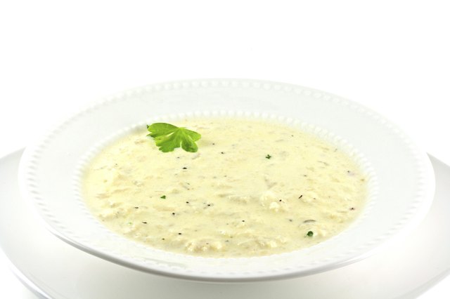 Homemade Cream Of Cauliflower Soup