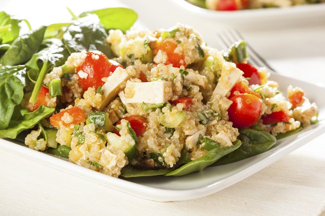 Organic Vegan Quinoa with vegetables