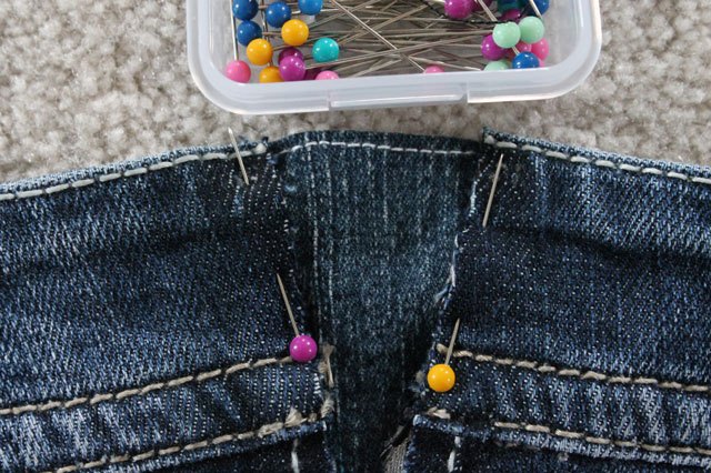 How to Sew a Waistband Extender for Jeans - Maternity Sewing