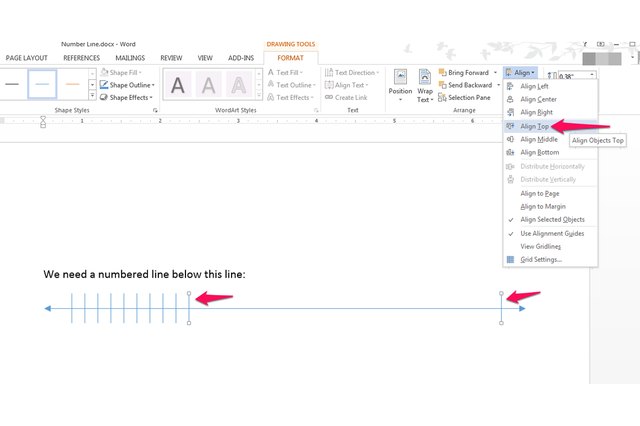 How Do I Create a Number Line in Microsoft Word? | eHow