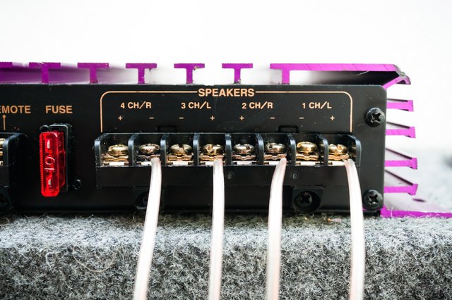 How to Bridge a 4 Channel Amp (with Pictures) | eHow 4ch amp wiring diagram 2 subs 