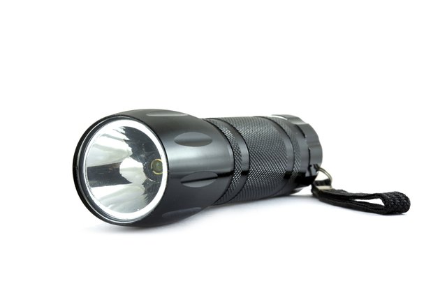 black pocket flashlight