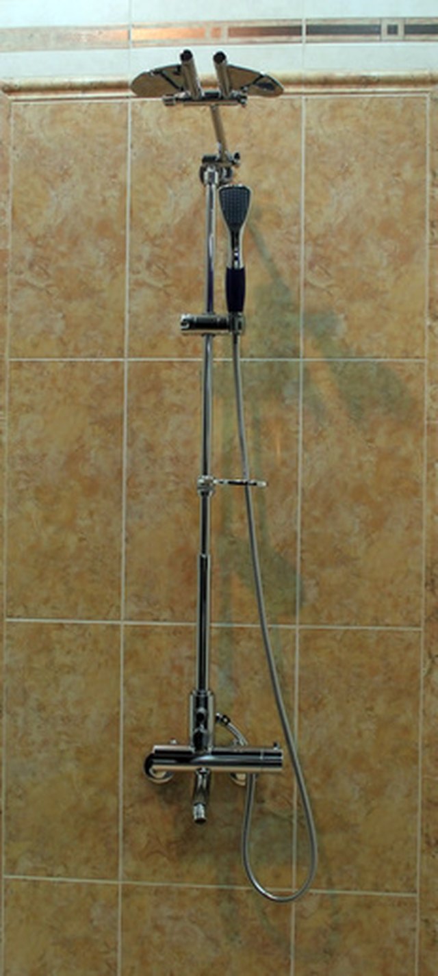 Rough In Shower Plumbing Specs Ehow The Basic Elements Of A Shower Are Drain Handles And Spout