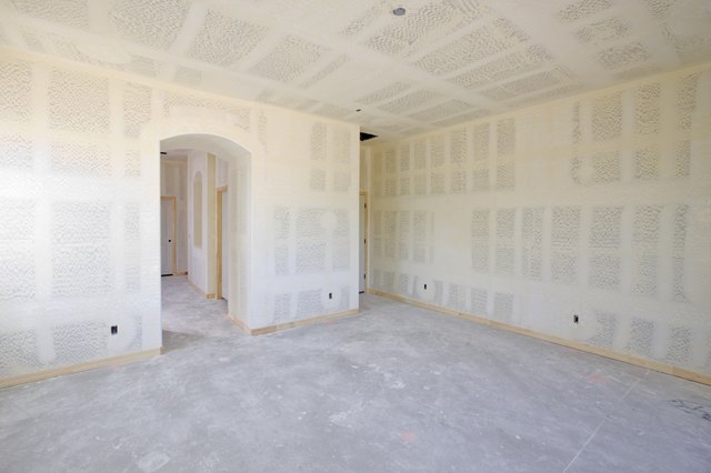 How To Price Drywall Finishing With Pictures Ehow New Drywall Construction In A Room