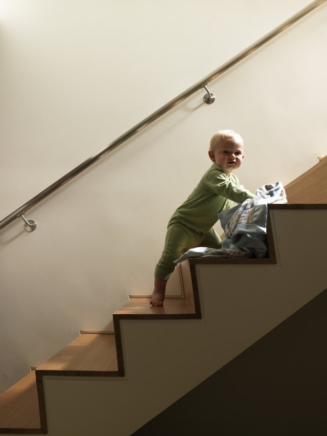 How To Enclose An Open Stair Rail Ehow An Open Stairway Poses Serious Safety Hazards
