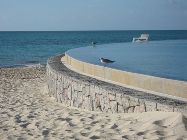 sand in swimming pool