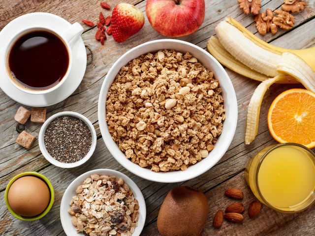healthy breakfast ingredients
