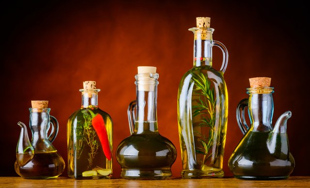 Bottles of Cooking Oil
