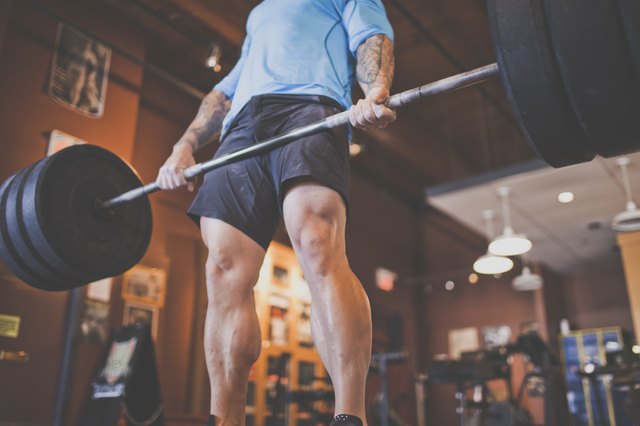 Mountain Athlete Training - Working out at the gym.