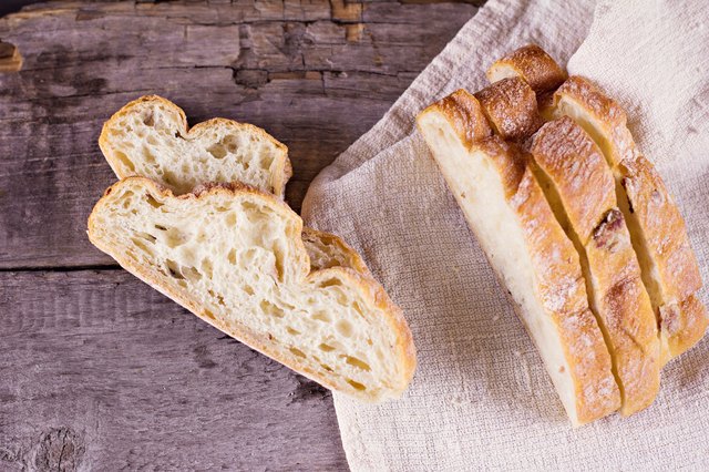 ciabatta, fresh bread, fresh ciabatta on the table.