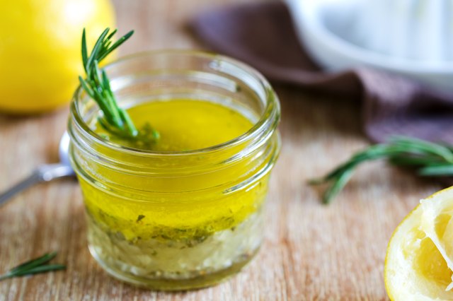 Rosemary and garlic lemon salad dressing