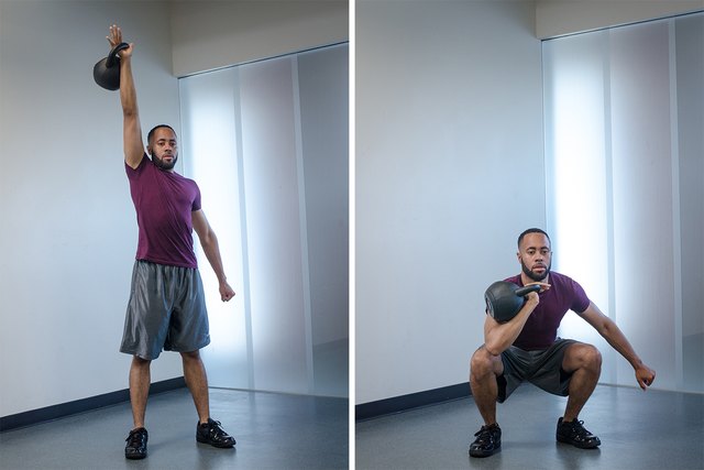 10 Core-Strengthening Kettlebell Moves | Livestrong.com