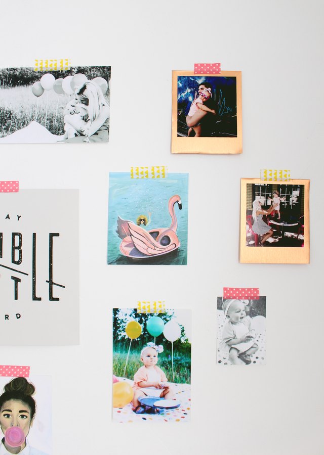  DIY  Metallic Polaroid  Frames eHow