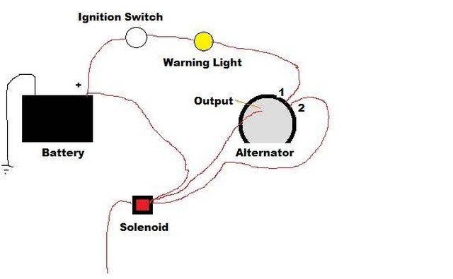 ac delco 3 wire alternator wiring diagram