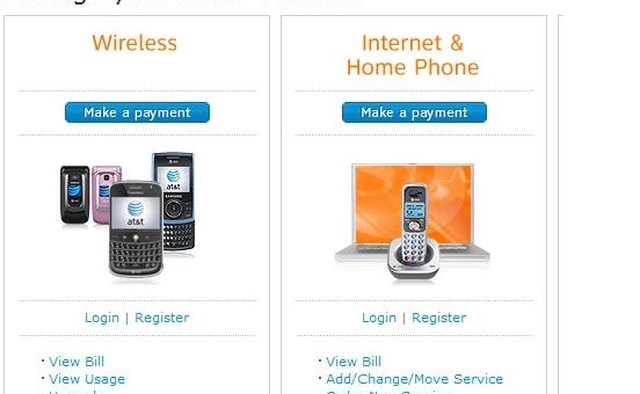 att wireless login bill pay