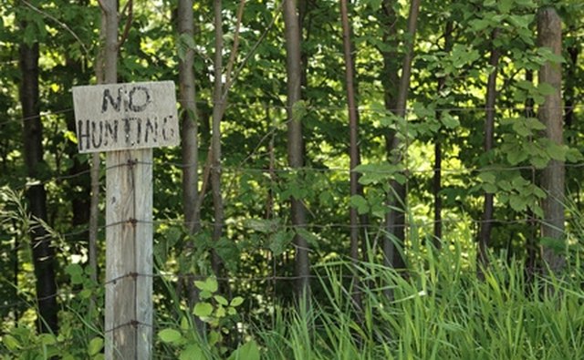 Coyote hunters must respect property boundaries.