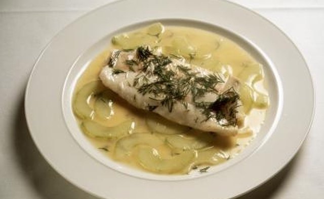 White perch make a tasty meal at the dinner table.