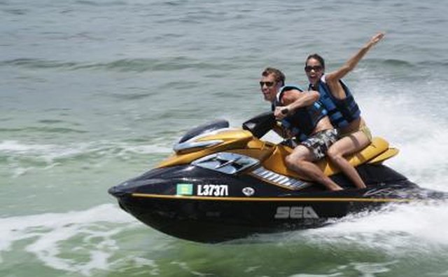 jet skiers at Virginia Key