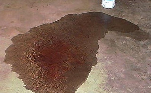 overfilled transmission fluid now leaking