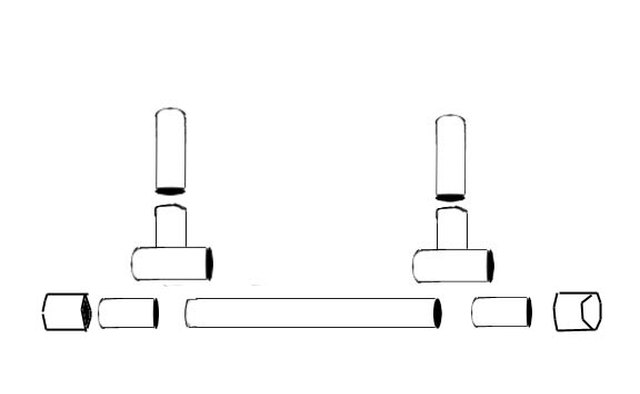 Parts for supports and end caps