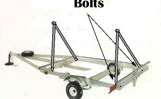 Bolt the Second Set of Legs to the Back of the Trailer Frame.