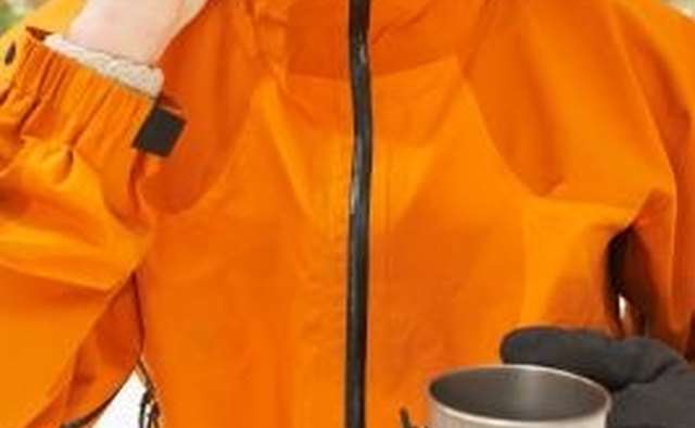Ski jackets will also cover the zipper in rubber to ensure a waterproof shell.
