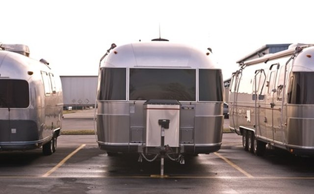 Airstream trailers are aerodynamic and stylish.