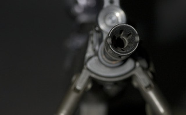 When sighting in the scope, adjust one turret at a time.