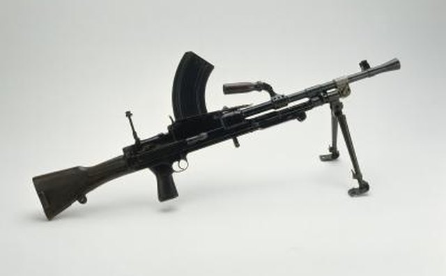 The British Bren LMG fires .303cal ammunition.