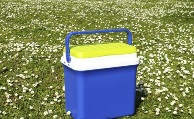 Don't latch your cooler with dry ice in it, or it may explode.