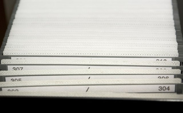 A lateral file drawer